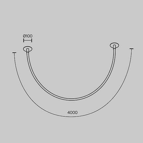 картинка Maytoni Подвесной светильник Тау / Tau 3000К 40Вт