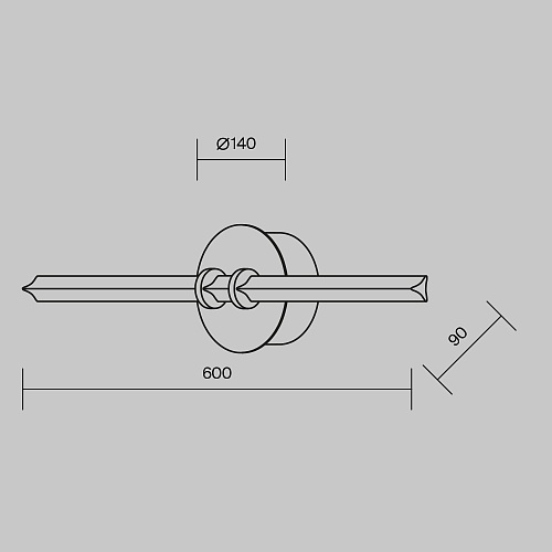 картинка Maytoni Настенный светильник (бра) Перо / Plume 3000К 12Вт