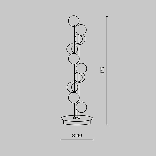 картинка Maytoni Настольный светильник Тессара / Tessara 3000К 17Вт