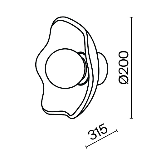 картинка Maytoni Настенный светильник (бра) Чудо / Miracle G9х1