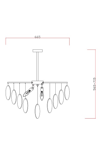 картинка Freya Люстра Порто / Porto