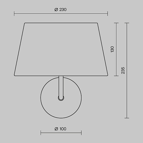 картинка Maytoni Настенный светильник (бра) Модесто / Modesto E14х1