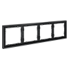 картинка Рамка пластиковая VOLTUM S70 на 4 поста, (графит)
