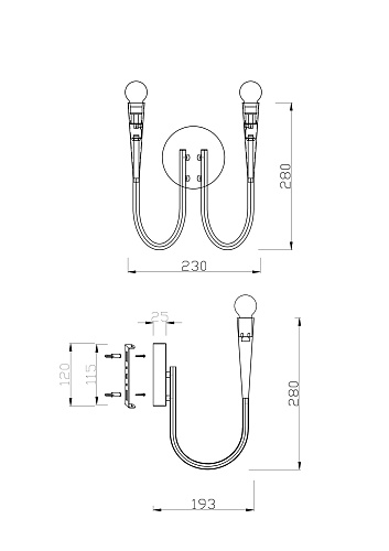 картинка Freya Настенный светильник (бра) Ветви / Branches