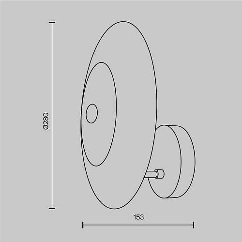 картинка Maytoni Настенный светильник (бра) Астра / Aster E14х1