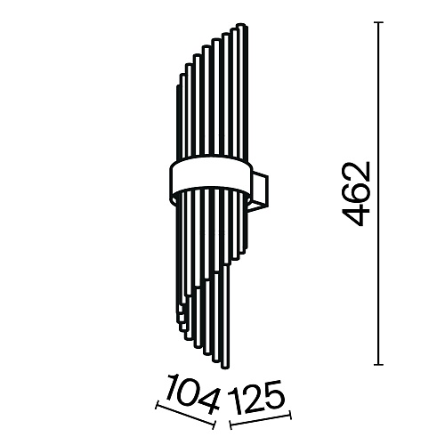 картинка Maytoni Настенный светильник (бра) Рамка / Frame E14х2