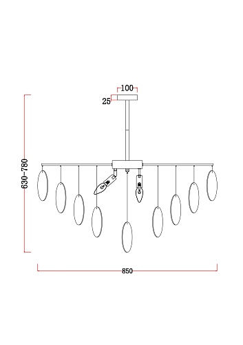 картинка Freya Люстра Порто / Porto