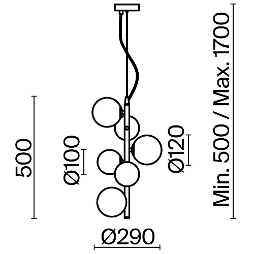 картинка Maytoni Подвесной светильник Даллас / Dallas G9х6