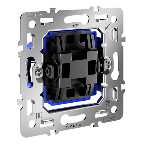 картинка Voltum Механизм перекрестного переключателя одноклавишного 10А, S70