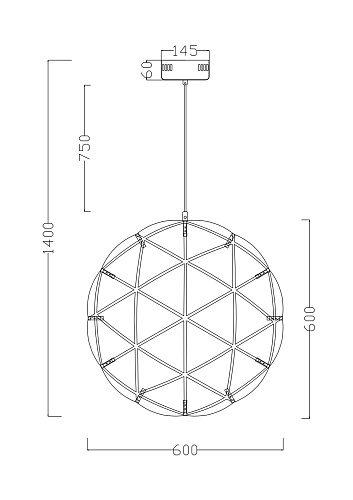 картинка Freya Подвесной светильник Амбер / Amber
