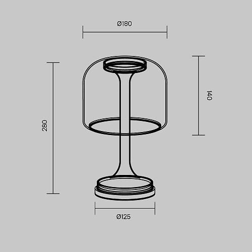 картинка Maytoni Настольный светильник Спирито / Spirito 3000К 13Вт