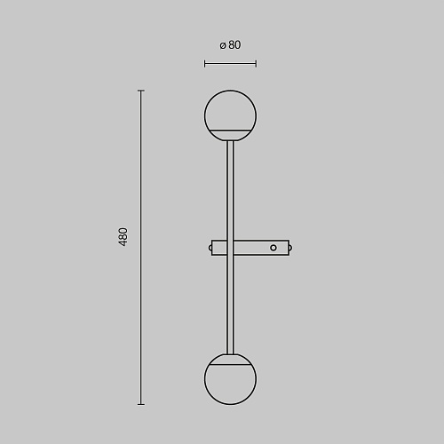 картинка Maytoni Настенный светильник (бра) Прикосновение / Touch 3000К 13Вт