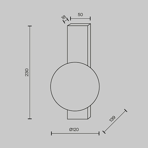 картинка Maytoni Настенный светильник (бра) Лунелла / Lunella G9х1