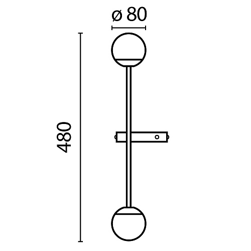 картинка Maytoni Настенный светильник (бра) Прикосновение / Touch 3000К 13Вт