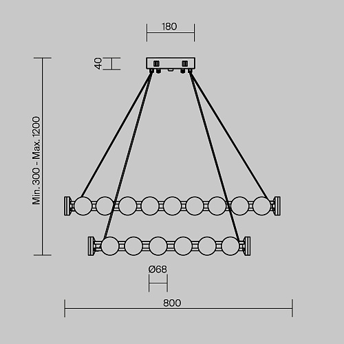 картинка Freya Подвесной светильник Воротник / Collar