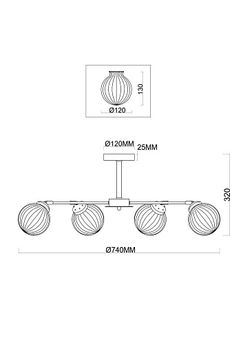 картинка Freya Люстра Маргаритка  / Daisy