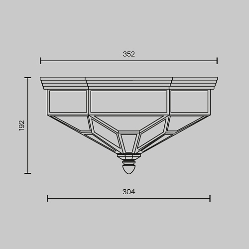 картинка Maytoni Потолочный светильник Парус / Zeil E27х3