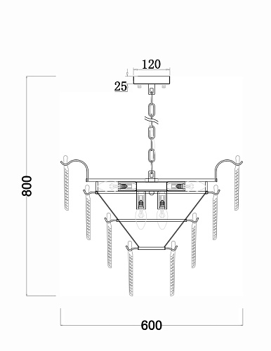 картинка Freya Люстра Хлоя / Hloya