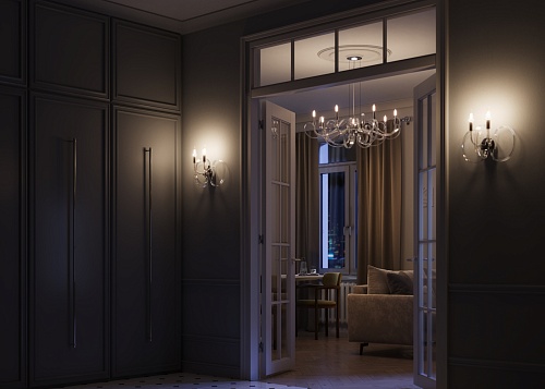 картинка Maytoni Настенный светильник (бра) Атланта / Atlanta E14х2