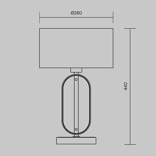 картинка Maytoni Настольный светильник Мармо / Marmo E27х1