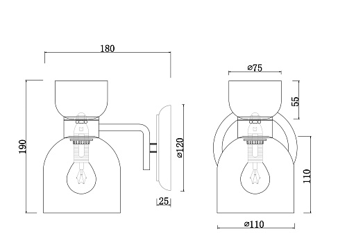 картинка Freya Настенный светильник (бра) Исла  / Isla