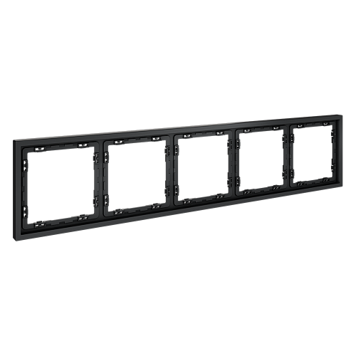 картинка Рамка пластиковая VOLTUM S70 на 5 постов, (графит)