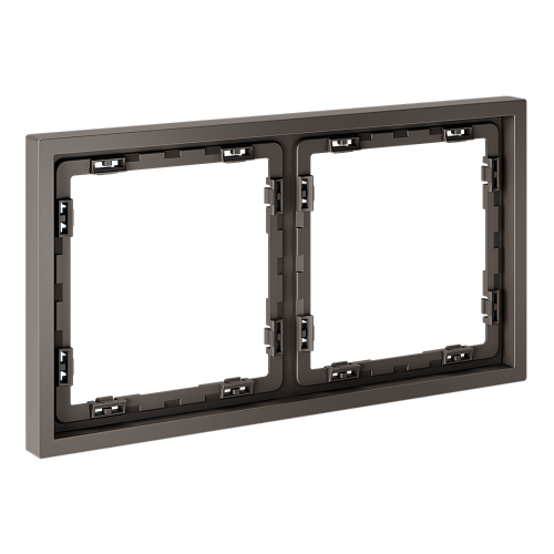 картинка Рамка пластиковая VOLTUM S70 на 2 пост, (капучино)