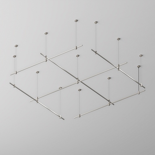 картинка Maytoni Шинопровод 2 м Flarity платина