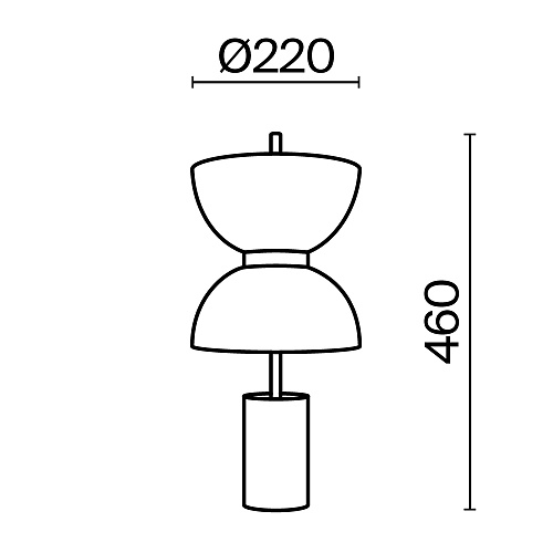 картинка Maytoni Настольный светильник Киото / Kyoto 3000К 11Вт