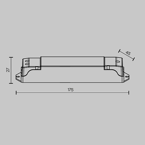 картинка Maytoni Диммер DALI DT6 одноканальный 12-48В 15A 480Вт