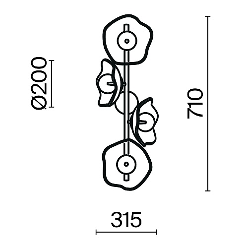 картинка Maytoni Настенный светильник (бра) Чудо / Miracle G9х4