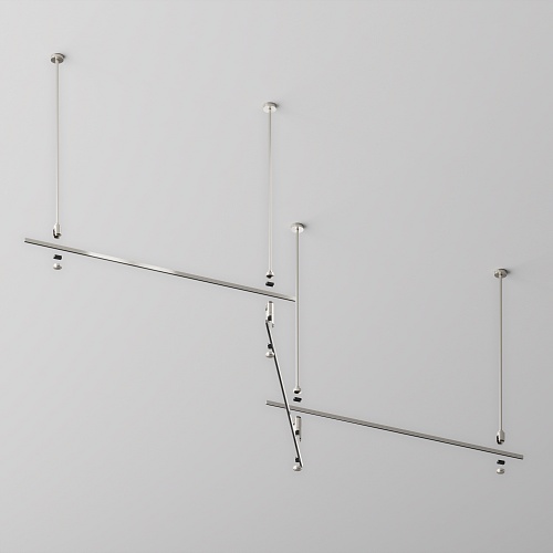 картинка Maytoni Шинопровод 1 м Flarity платина