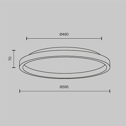 картинка Maytoni Потолочный светильник Источник / Orign 3000К 40Вт