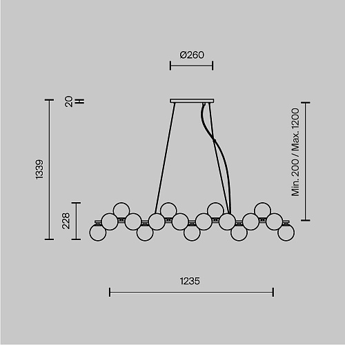 картинка Maytoni Подвесной светильник Даллас / Dallas G9х25