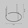 картинка Maytoni Шинопровод Arity подвесной круглый D800мм горизонтальный